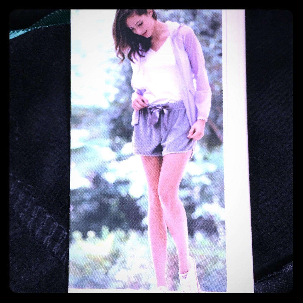 Velour shorts
